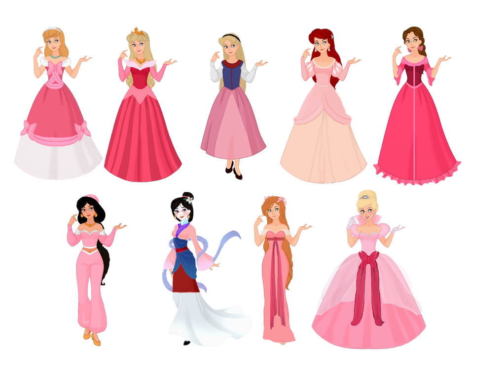 princesses with pink dresses Princess Rosa Costume Luxury Girls Dress this outfit will inspire hours of imaginative play Why is Aurora's signature dress