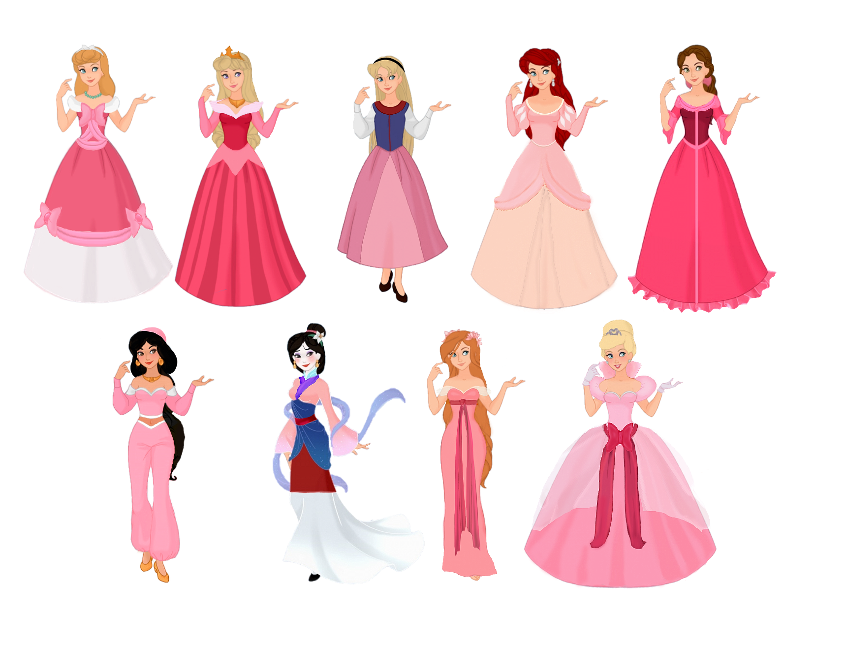 Ladies in Pink by Snyder0101 on DeviantArt Ladies in Pink by Snyder0101 on DeviantArt