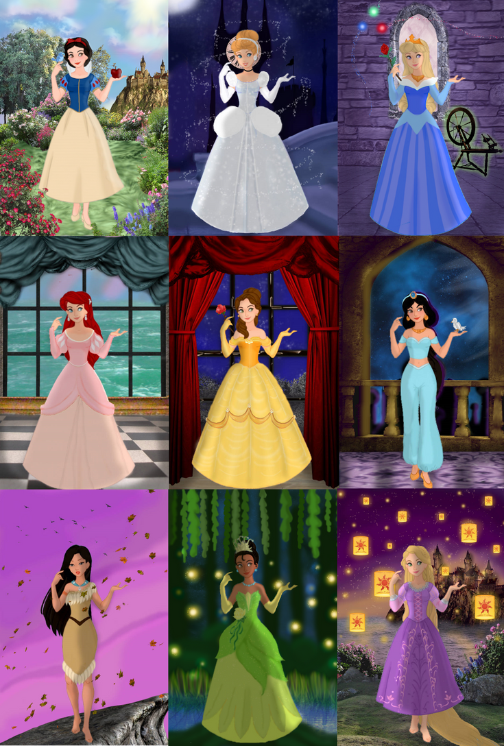 Princess Portraits by Snyder0101 on DeviantArt