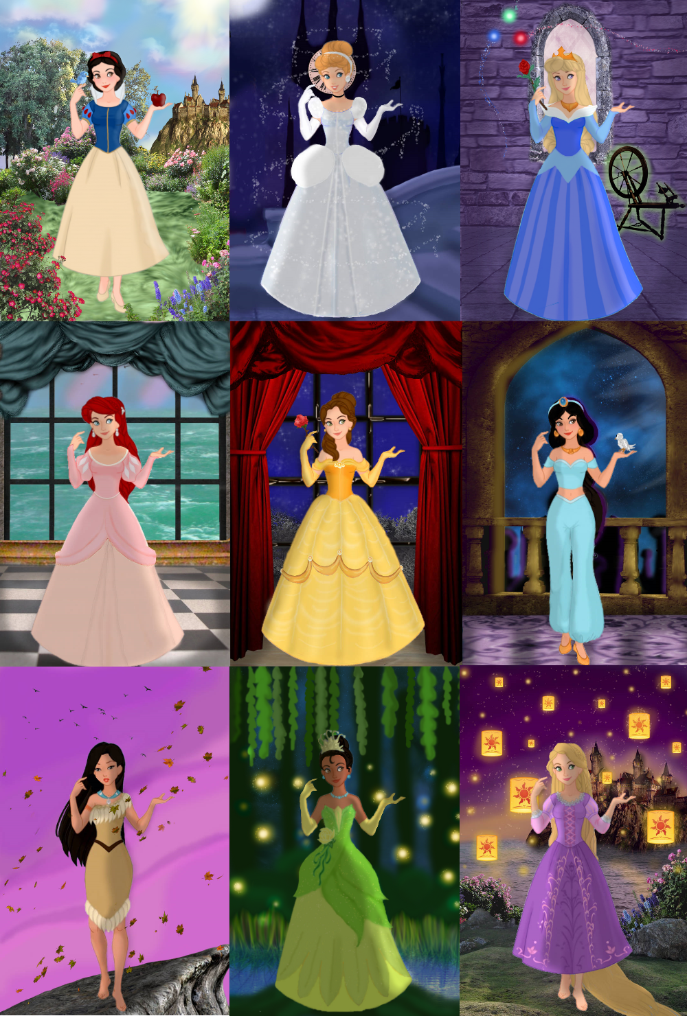 Disney princess dress up deviantart hot sale