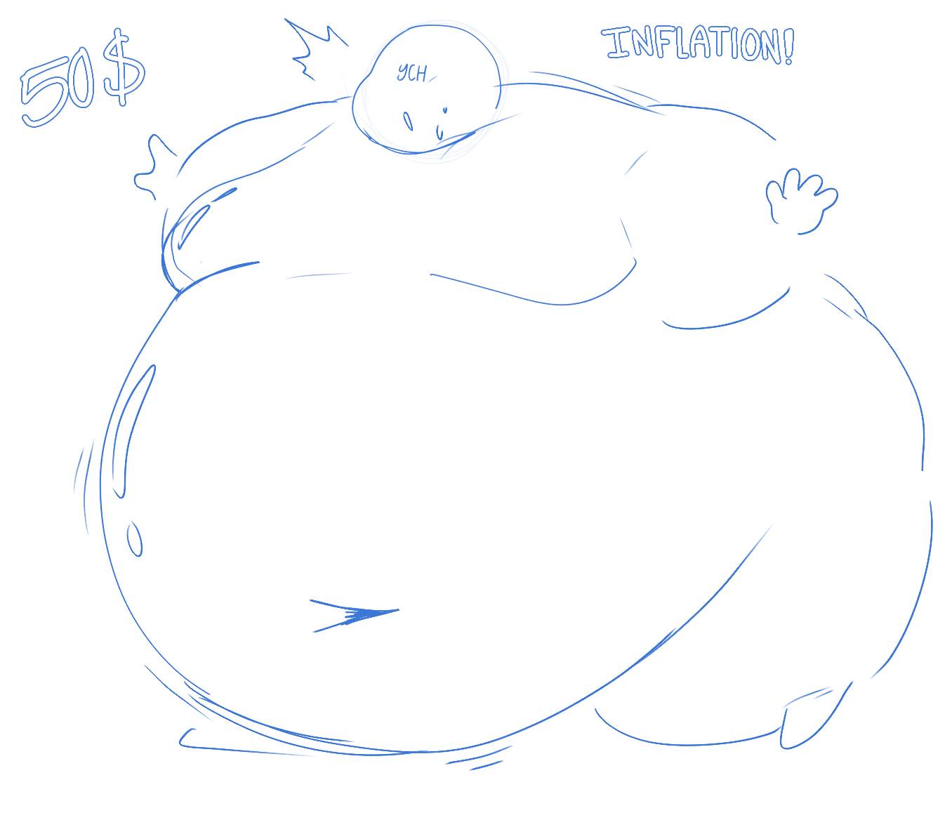 Ych Inflation YCH #14 INFLATION BELLY by Shinybelly on DeviantArt