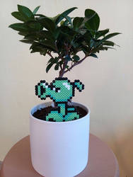 Peashooter Perler