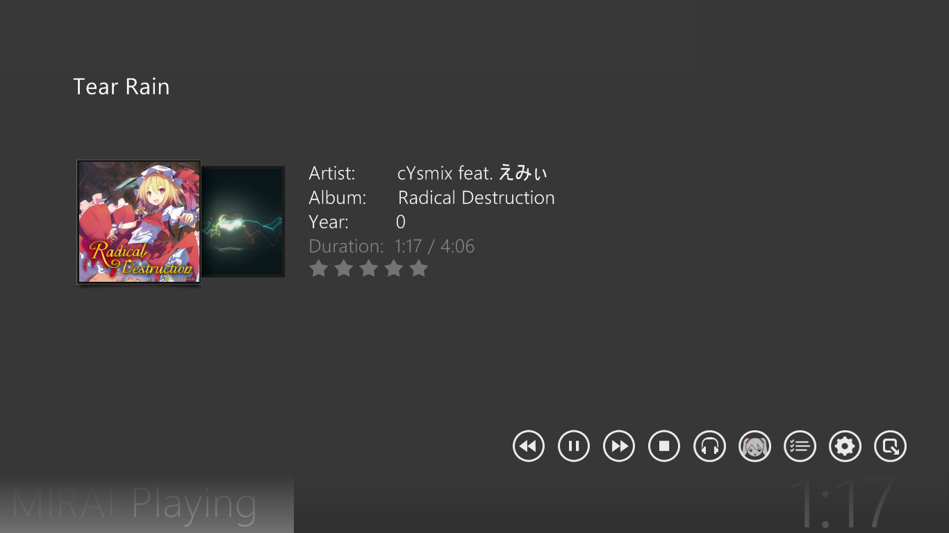 RAINMETER | Music Player Skin with color change