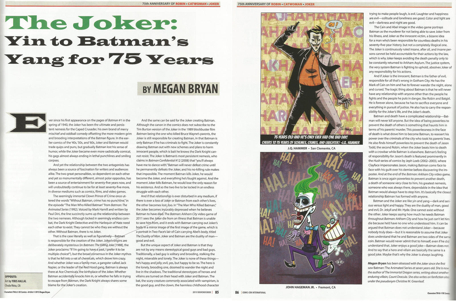 The Joker: Yin to Batman's Yang for 75 Years