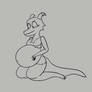 Gravid Kobold Peasant Doodle