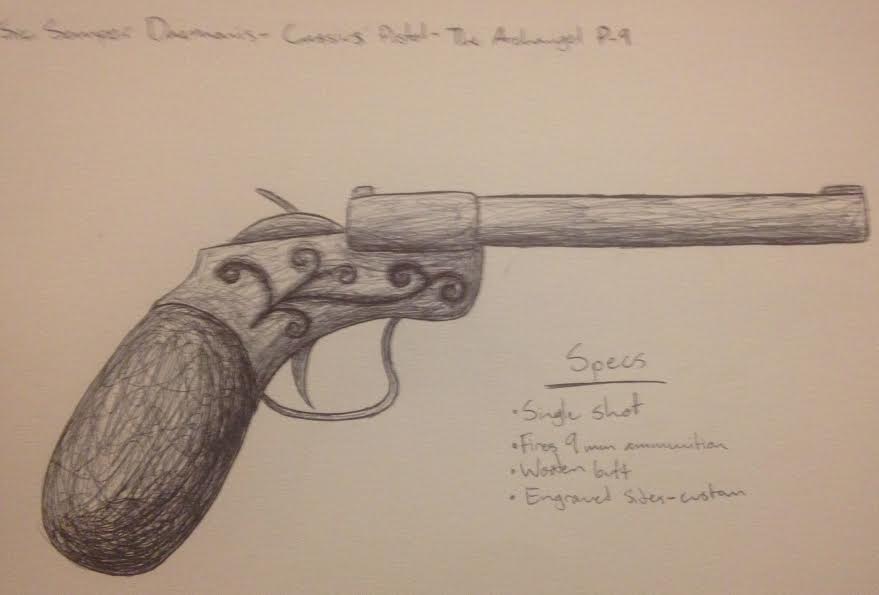 Reference: Cassius' Pistol