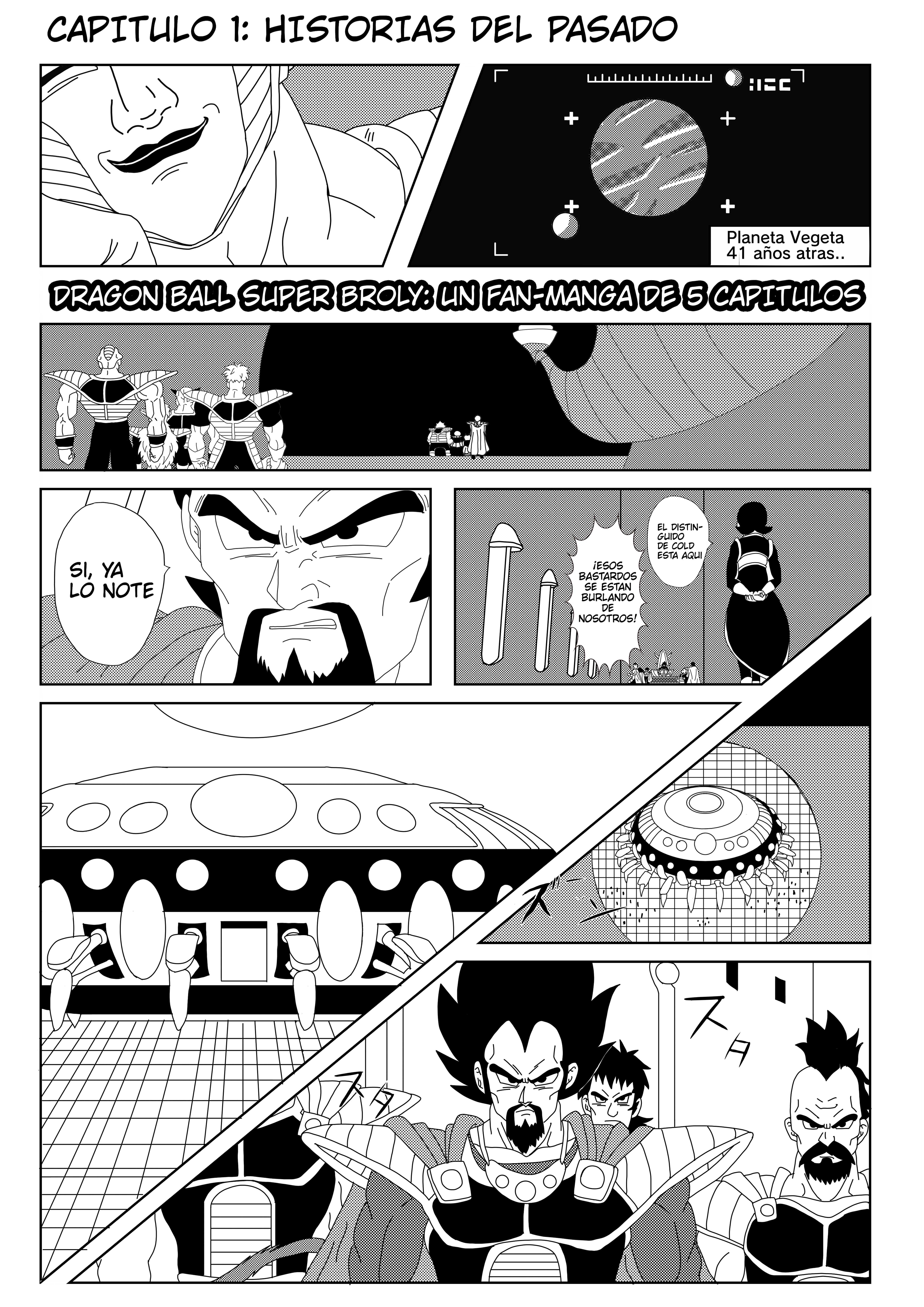 Manga 1 capitulo dragon ball super