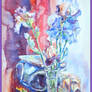 Still life with irises