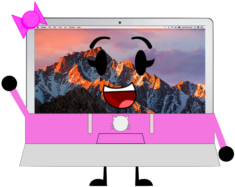 Macbook Deviantart MacBook (Macie) (PNG) by Laporte124 on DeviantArt