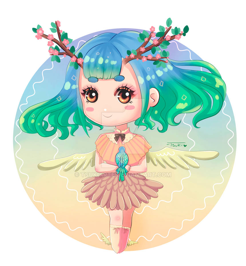 Deb Chibi :: original character by Tsukiarte on DeviantArt