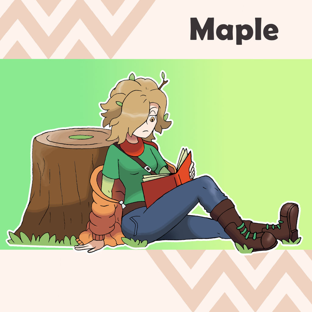 Grass Pokemon gym leader Maple by winnietaz on DeviantArt