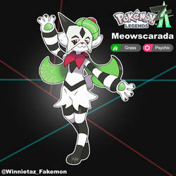 Regional form Meowscarada Pokemon legends Z-A