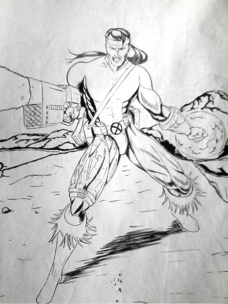 Hero Complex Drawing Hero Complex 1(1998 sketch Forge) by Tagaijin on DeviantArt