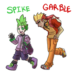 Human Spike And Garble by Ominous-Artist