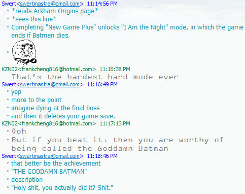 Goddamn Batman Achievement