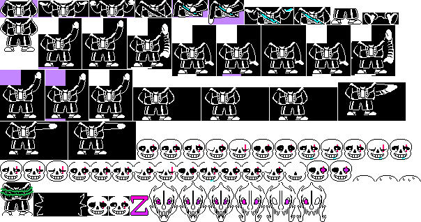 Voidentale Sans Battle Sprite  Undertale, Sprite, Deviantart