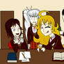 Studying with Team RWBY