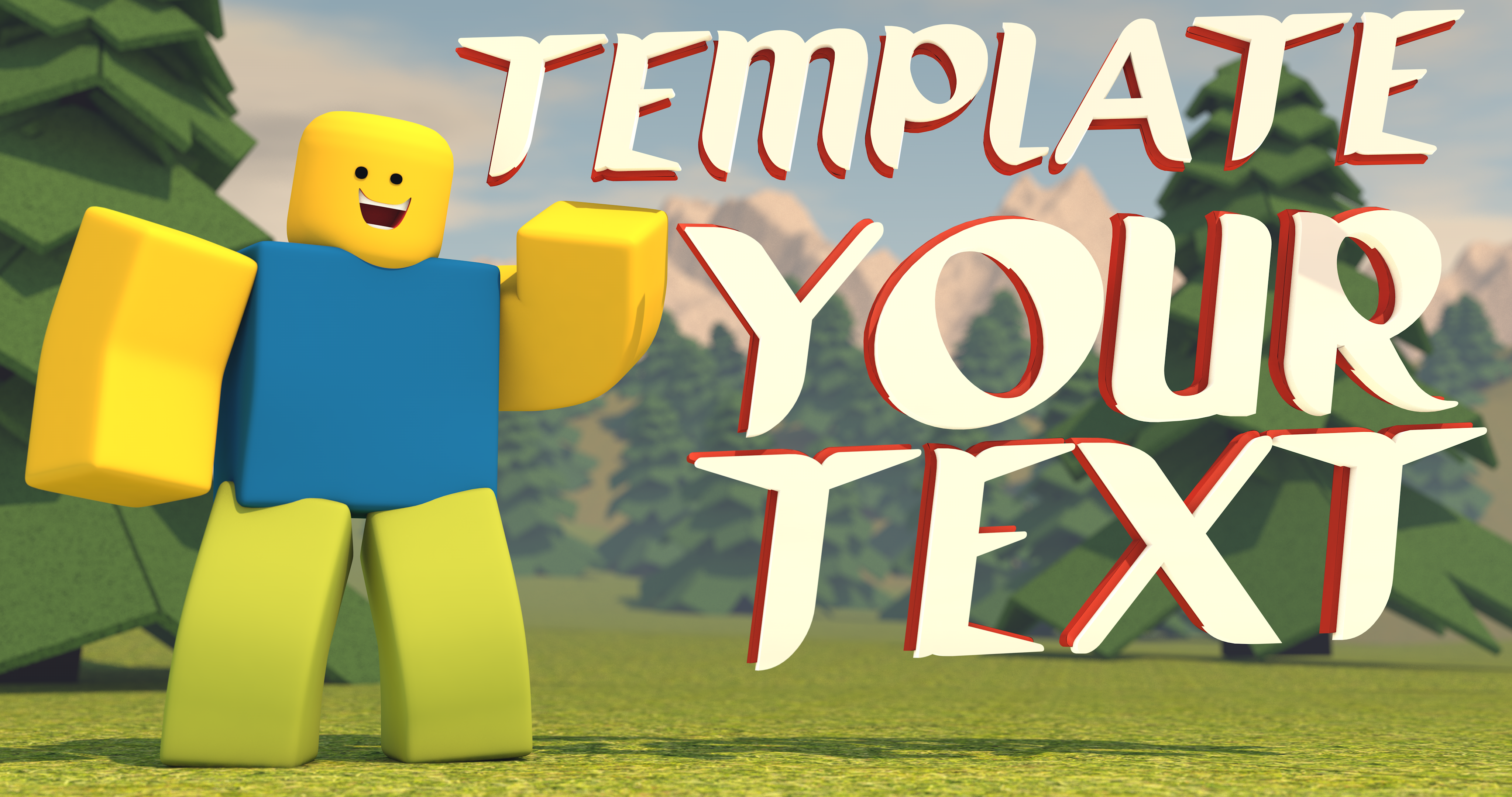 Comission Roblox Thumbnail Template Low Price By - roblox game size thumbnail