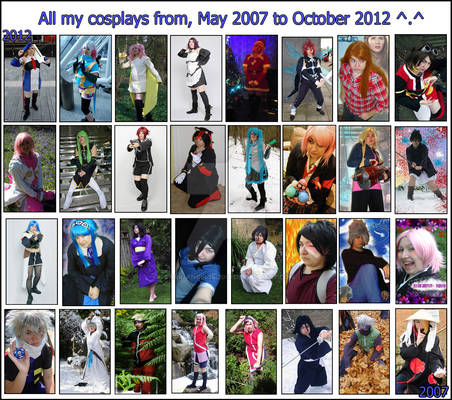 My cosplays 2007 - 2012