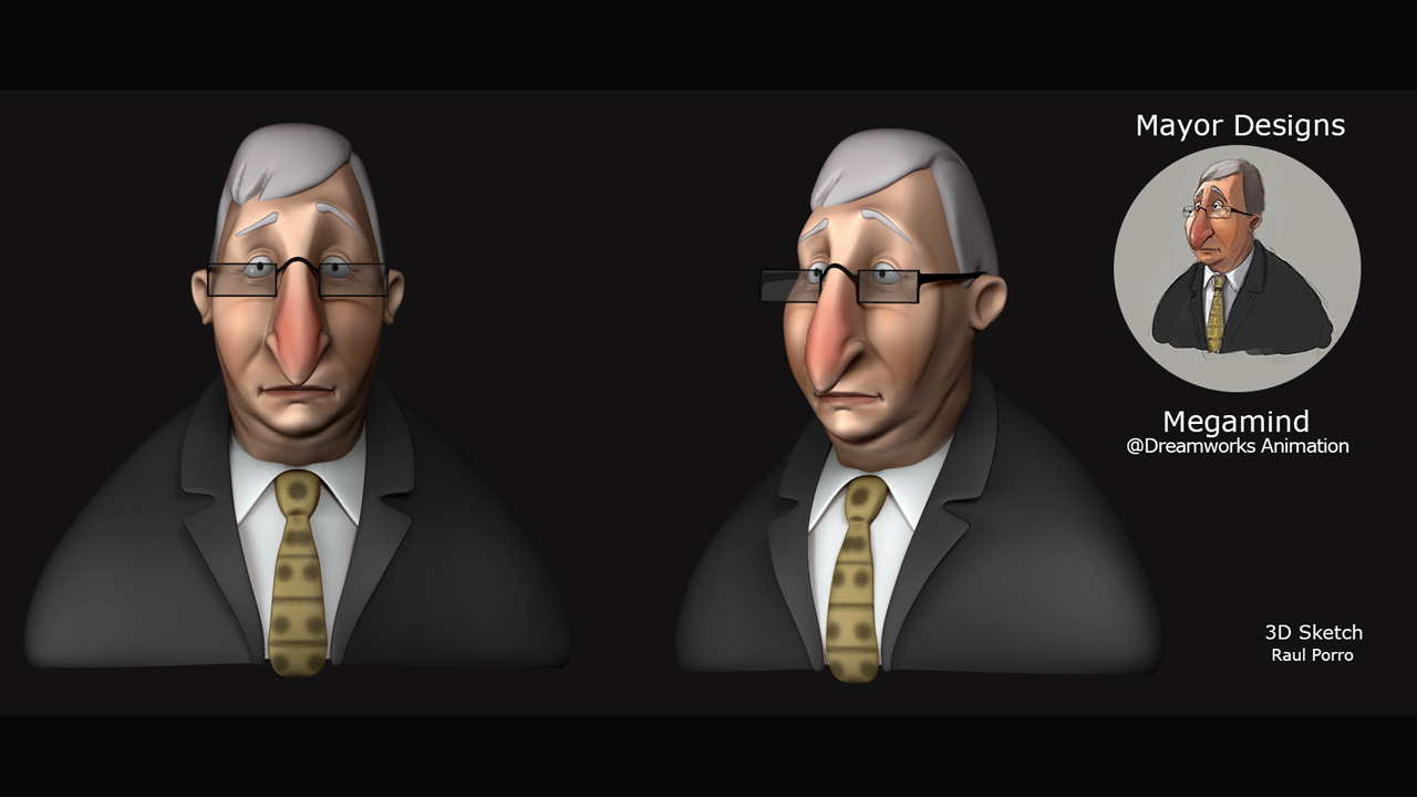 Daily 3D Sketch - Mayor Design from Megaming