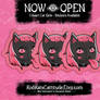 Etsy - I Heart Cat Girls Sticker