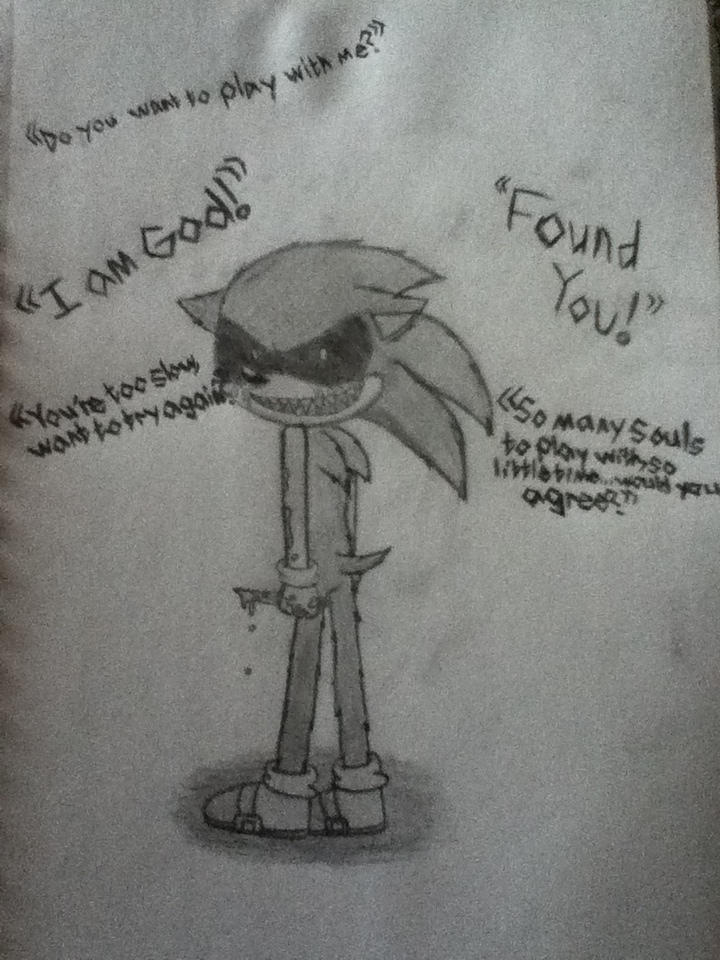 Sonic.exe Sketch by jamiethehedgehog737 on DeviantArt