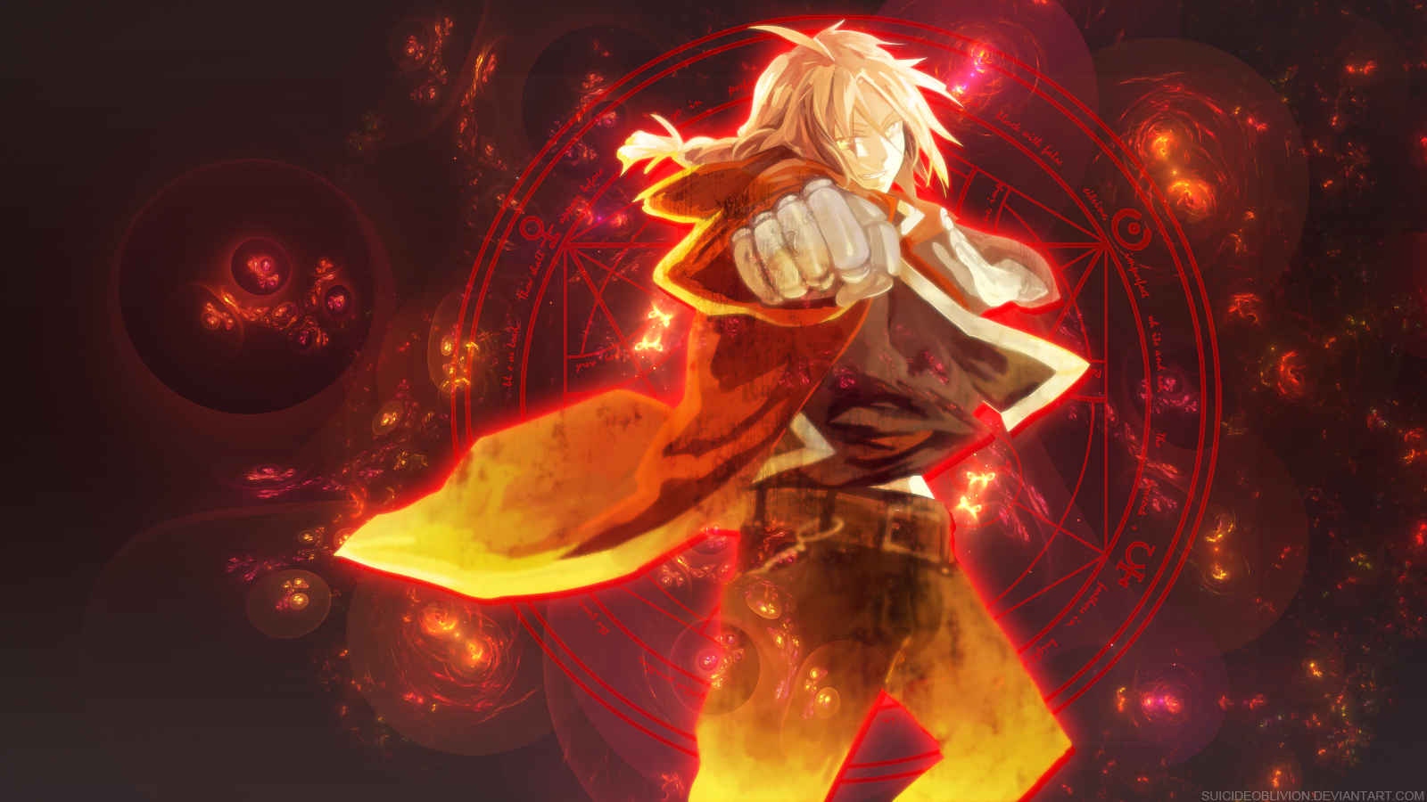 Edward Elric Wallpaper by SuicideOblivion on DeviantArt Edward Elric Wallpaper by SuicideOblivion on DeviantArt