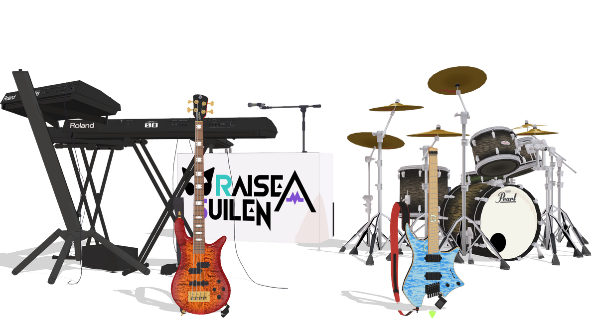 BanG Dream GBP RAISE A SUILEN Instruments DL by BungleScrungle on ...