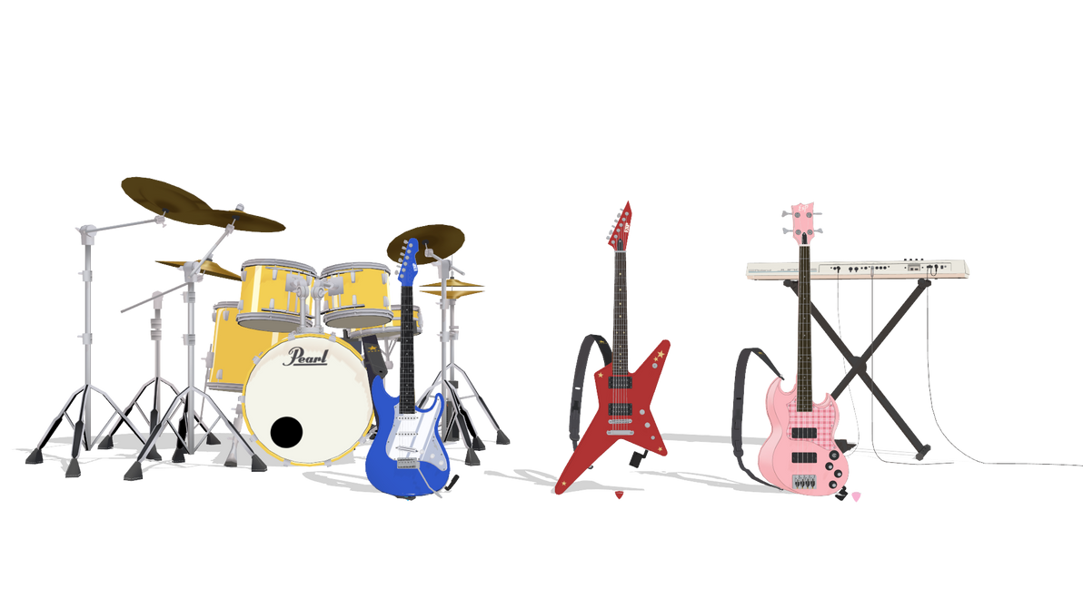 Been Party Instruments BanG Dream GBP Poppin Party Instruments DL by BungleScrungle on DeviantArt