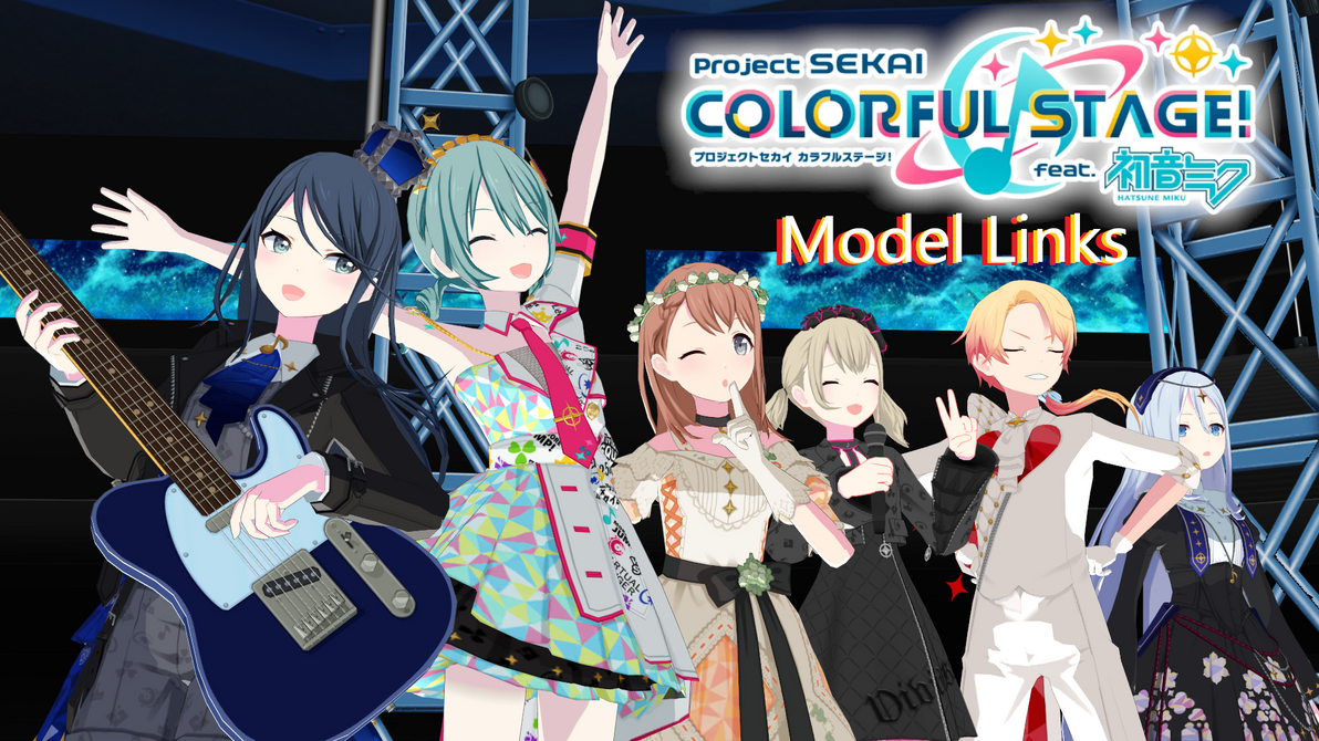 MMD Project Sekai Model Links by BungleScrungle on DeviantArt