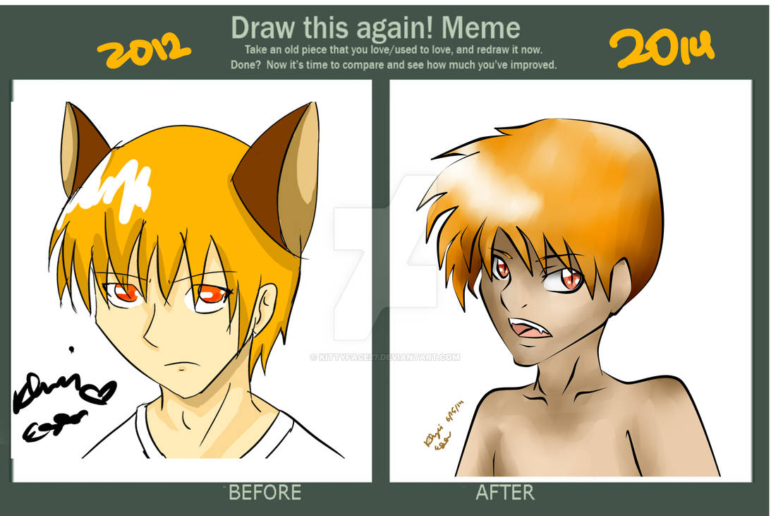 Draw This Again: Kyo by kittyface27 on DeviantArt