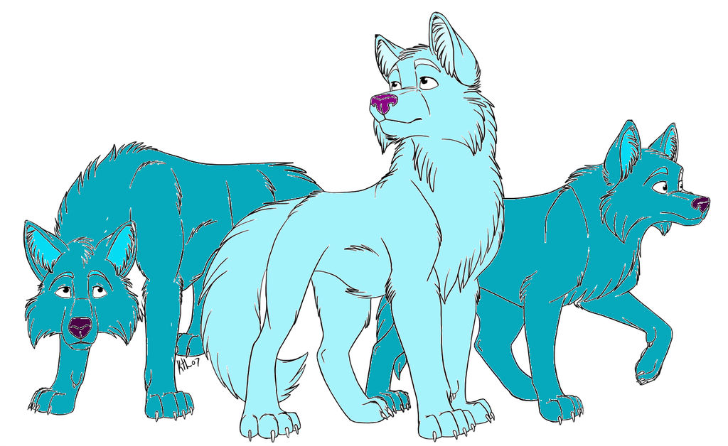 Three Wolves Animation Three wolves by Frozenncs2 on DeviantArt