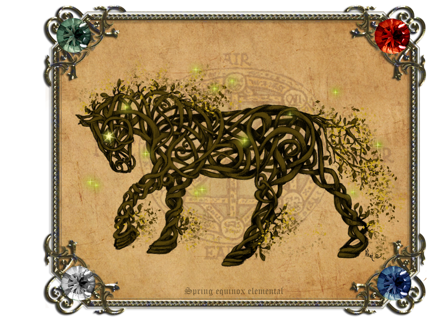 Spring Equinox Deviantart Spring Equinox elemental - Earth by Nerissien on DeviantArt