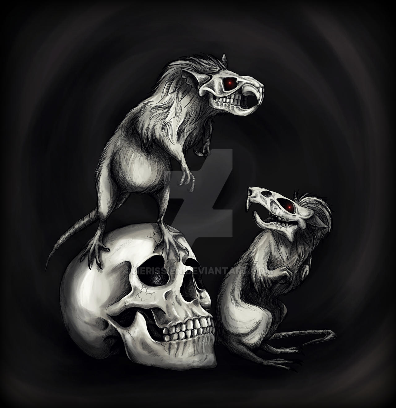 Infernal Rats Hell rats by Nerissien on DeviantArt