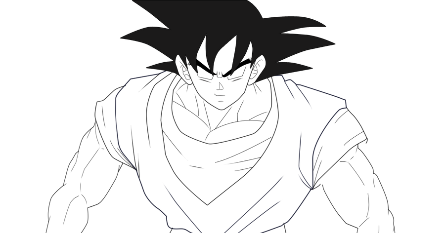 Goku Normal Drawing Blue Hair - wide 2