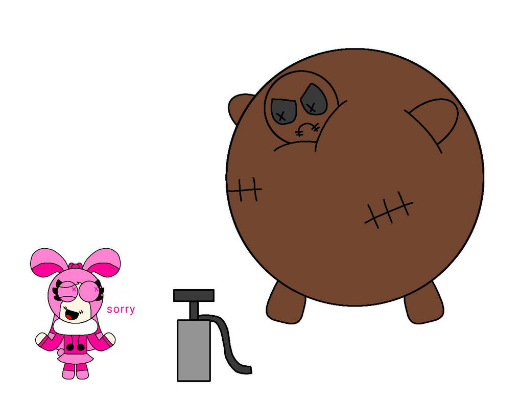 voodoo doll inflation(my first inflation art) by LilyPinkyBunnyUwU on ...