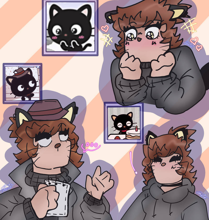 Dapper Chococat Xavier as Chococat by YummyCrab on DeviantArt