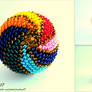 Medium Temari Ball, Multicolor