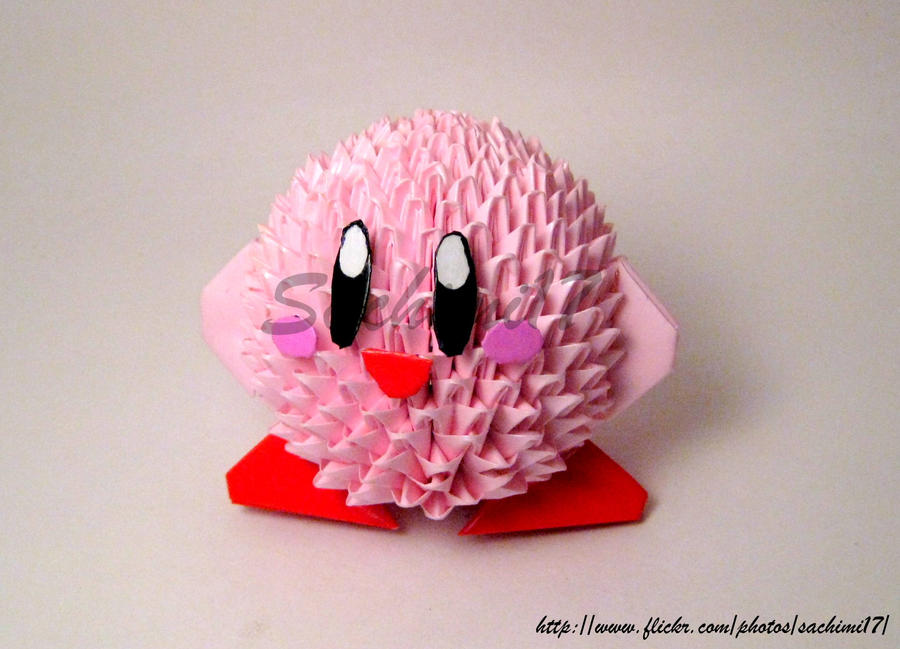 Kirby in Origami