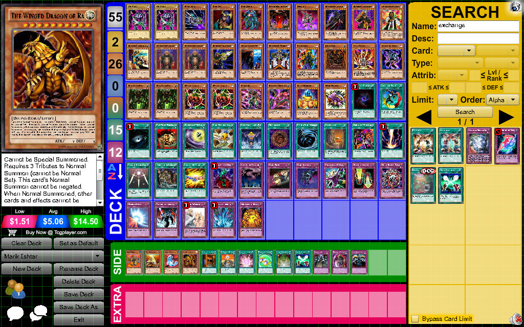 yu gi oh marik deck Marik Deck (90 Cards +36 Rare) +deckbox & Playmat Anime Orica