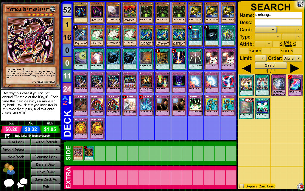 yugioh marik ishtar deck Complete Custom for Yu-Gi-Oh! Yugioh Yami Marik Ishtar Deck