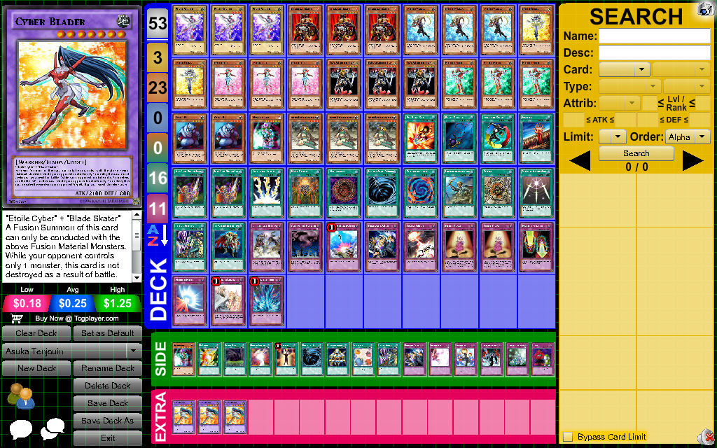 yugioh alexis deck Yugioh Alexis Rhodes Cyber Angel Deck