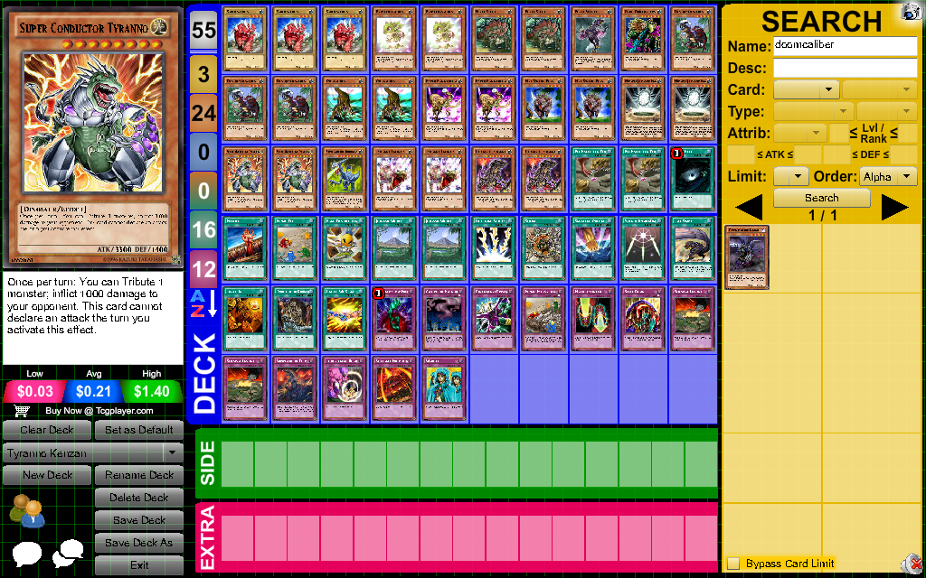 yugioh gx hassleberry deck Tyranno Hassleberry Deck Anime (40 Cards +36 Rare) Playmat & Deckbox Ygo