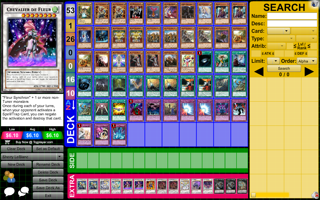 My Sherry LeBlanc Yu-Gi-Oh! Deck by darkartsfart on DeviantArt My Sherry LeBlanc Yu-Gi-Oh! Deck by darkartsfart on DeviantArt