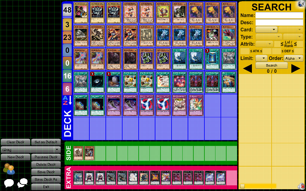 yugioh girag deck Yu-Gi-Oh! Deck Recipe Details