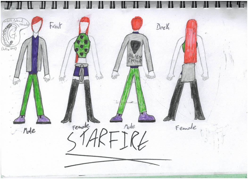 Demon Starfire Starfire Outfit by FireDemon2001 on DeviantArt
