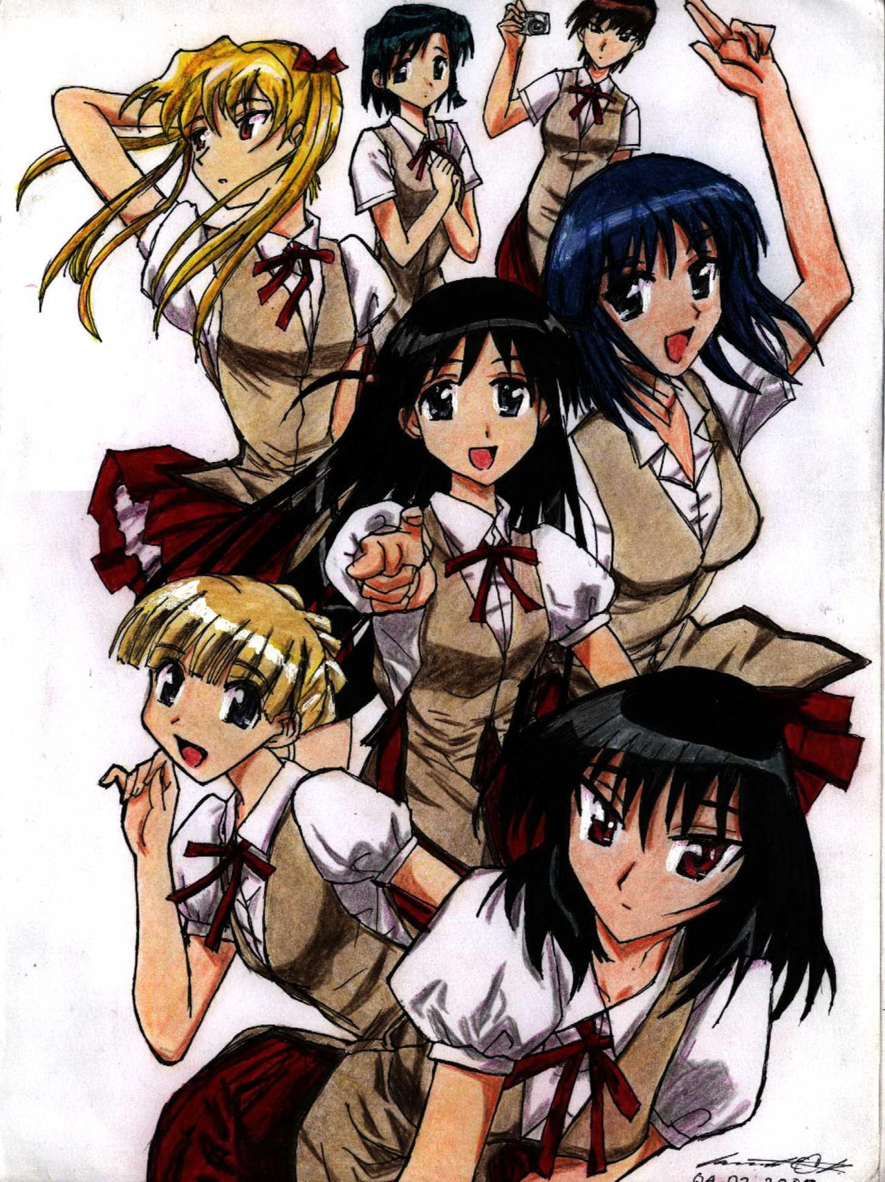 school rumble girls by krow000666 on DeviantArt