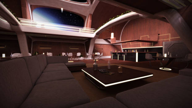 3D Workshop - Luxurious Spaceship Interior