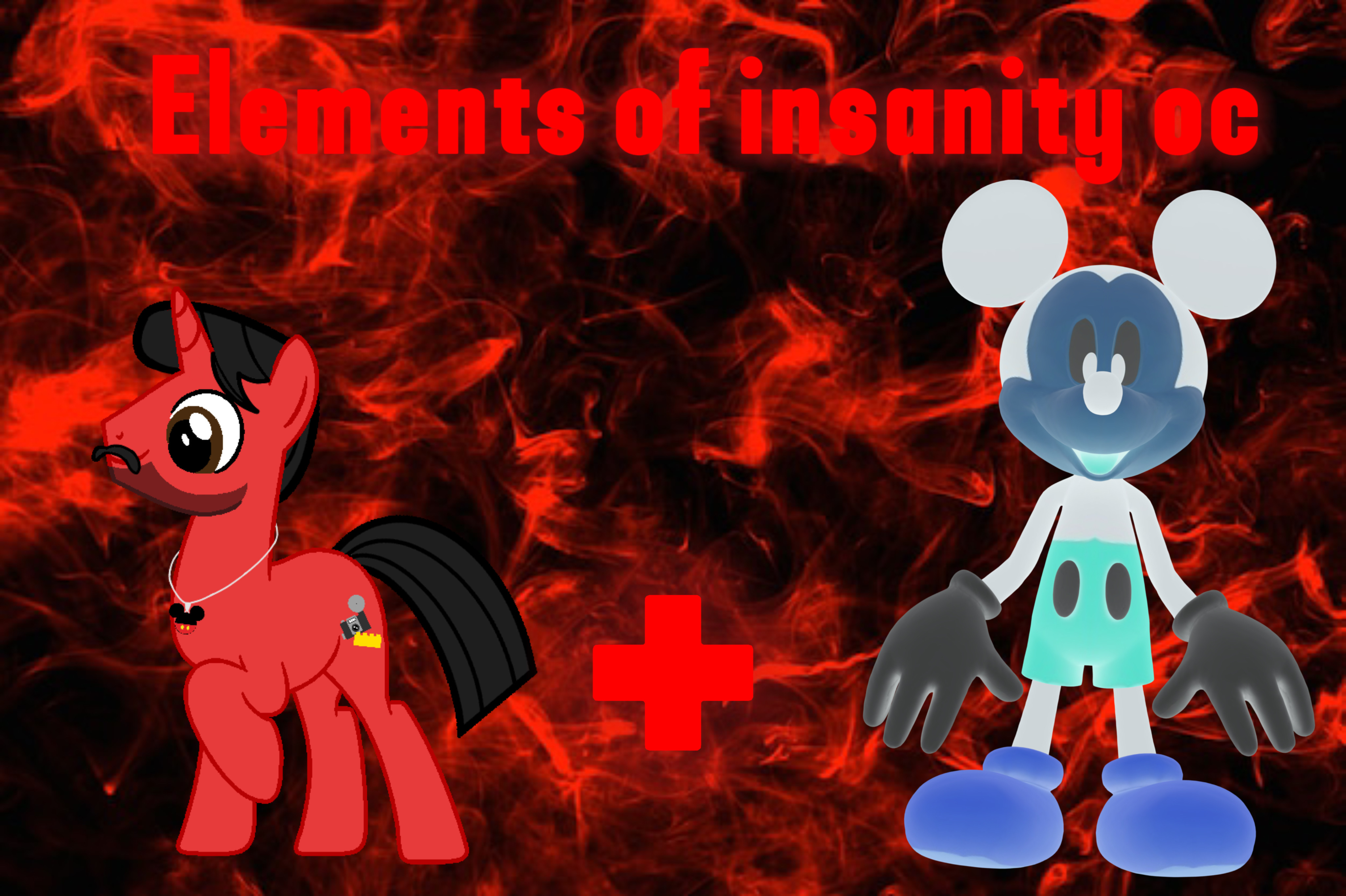 Elements of insanity oc poster for mickey motion by Mrblack333tophat on ...