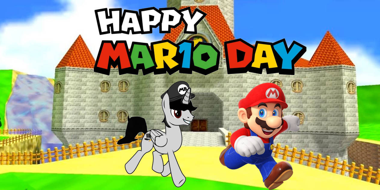 Happy Mario day poster by Mrblack333tophat on DeviantArt